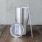 Makerflo 30 oz Curve Stainless Steel Destash Tumbler Pack of 25 with Lid & Straw | Craft-Ready for DIY Gifts & Personalization (Epoxy, UV DTF, Vinyl, and Laser Engraving) - Not for Sublimation